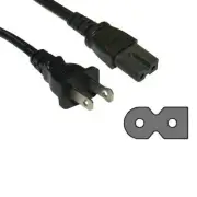 Lot 10pcs 2-Prong Polarized Power Cord for Vizio Sharp Sony Samsung LG LED HDTV