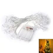 Christmas Bells String Lights 20LEDs Jingle Bell Lights Xmas Fairy Lights for Wedding Party Decor-Warm White