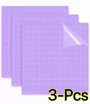 (3PCS) Strong Grip Cutting Mat for Cricut Explore Air 2/Maker 12x12 inch Mats
