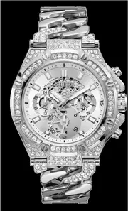 Guess Baron Silver Men's Watch GW0517G1