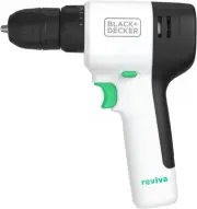 Black+Decker Reviva 12V Lithium-Ion Drill Driver - Compact, Lightweight Tool