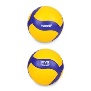 【MIKASA】超纖皮製比賽級排球 #5-5號球 FIVB指定球(V200W)