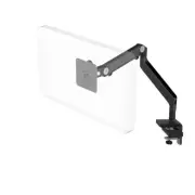 M2 Humanscale M/Connect USB 3 Dock Adjustable Monitor Arm Black Clamp Desk Mount