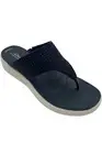 Clarks Cloudsteppers Embellished Thong Sandals Drift Jaunt Navy