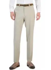 Hugo Boss Mens Modern Fit Weave Dress Pants 32 Beige - NWT $198