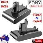 For Dyson Replacement Battery DC31 Type A/B DC34 DC35 Animal DC44 DC45 Sony Cell