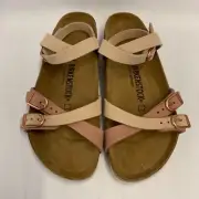Birkenstock New with Box Blanca Rose/Old Rose Nubuck Leather Regular Select Size