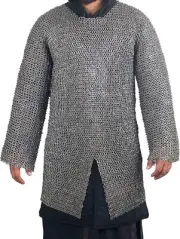 Chainmail Shirt 10 mm Riveted Medieval Armour 16 Gauge Chain mail LARP SCA