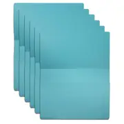 6PK Marbig Brights Slimpick A3 Document Wallet Paper Storage Organiser Marine