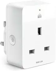 TP-Link Kasa Mini Smart Plug by , WiFi Outlet with Energy Monitoring, Compatible with Alexa(Echo and Echo Dot), Google Home and Samsung SmartThings, Wireless Smart Socket (KP115) (UK Version)