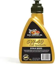 Gulf Western Oil Syn-X 6000 5W-40 Full Synthetic Engine Oil 1 Liter
