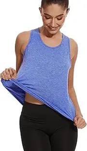 [HLXFHB] Workout Tank Tops for Women Gym Exercise Athletic Yoga Tops Racerback Sports Shirts