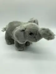 VTG Aurora Miyoni Elephant Plush Gray 10” Stuffed Animal Toy NWT