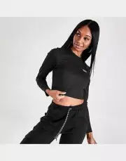 adidas Women Ribbed Crop Black Shirt GU2792 Top Cropped 20% Elastane Stretchy