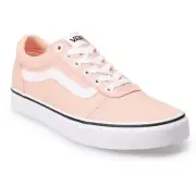 New Adorable Vans Ward Women's Comfort Shoes, Size: 7.5, Bright Orange Peach