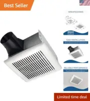 Invent Flex ENERGY STAR Qualified Single-Speed Ventilation Fan, 110 CFM 1.0 S...