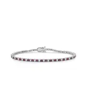 Forever Creations 14K 6.00 ct. tw. Diamond & Ruby Bracelet