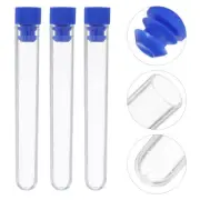 50 Pcs Plastic Test Tube Sampling Portable Clear Tubes Propagation