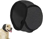No Flap Ear Wraps – Adjustable Dog Snood for Ear Protection, Waterproof Head Wrap | Pet earmuf for Grooming, Firework Relief, Noise Control Gear, Bath Hood for anxietysReduction