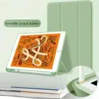 Smart Silicon iPad Case Cover&Pen Holder For Apple iPad 9th 8th 7th 6th Gen Mini