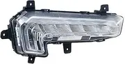 Car Fog Lights Car Front Bumper Fog Light Foglamp DRL Running Lamp Fog Light Assembly for C&hevrolet for Malibu XL 2016 2017 2018 Car Front Bumper Fog Light(Right)