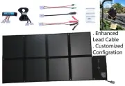 12V 120W Folding Solar Blanket, Black Silicon Panel, Customized configuration.