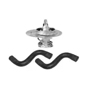 Gates Thermostat + Radiator Hose Kit for Mazda 323 BG1 1.8L 76KW 89-94 82 Degree