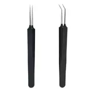 1Set Of 2Pcs Black Blackhead Remover Extractor Tool Pimple Blemish Popper Comedone Kit Clip