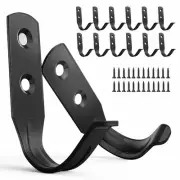 12PCS Hooks for Hanging - Coat Rack Hooks Wall Mount with Screws - Perfect fo...