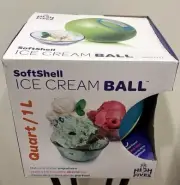 Yay Labs High Fives UCO Soft Shell Blue Ice Cream Ball Quart Ice Cream Maker New
