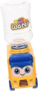 HOOTNEE School Bus Shape Mini Water Dispenser Fun Drinking Fountain for Encourages Healthy Hydration Educational Role Play for Imaginative Play