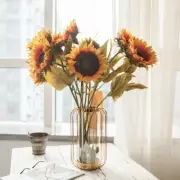 30 inch Tall Beautiful Artificial Sunflower Stems (Set of 2) Floral Arrangement