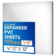 "Performore Expanded PVC Sheet – Lightweight Rigid Foam – 6mm (1/4 inch) – 12...