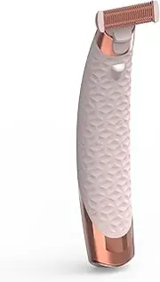 Flawless Nu Razor Electric Shaver with Hypoallergenic 18K Gold Plated Shaving Heads - Rechargeable
