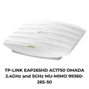 TP-LINK EAP265HD AC1750 OMADA 2.4GHz and 5GHz MU-MIMO 99360-265-50