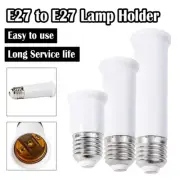 E27 to E27 Extender Lamp Holder Screw 65-120Mm Accessories Silicone Socket Base