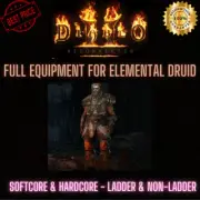 Diablo 2 Resurrected | Full Equipment Elemental Druid D2 Ladder & NonLadder