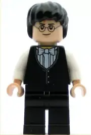 LEGO Harry Potter Minifigure Yule Ball Vest and Bow Tie (Genuine)