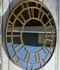 beautiful large french style GOLD MIRROR 80cm diameter NEW timeless