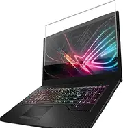 [Puccy] Anti Blue Light Tempered Glass Screen Protector Film, compatible with ASUS ROG Strix GL703 / GS/GM/GE Series GL703GE GL703GS GL703GM 17.3" （Active Area Cover Only） Protective Protectors Guard