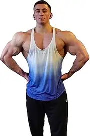 [Jed North] Bodybuilding Stringer Gym Tank Top Singlet Racerback