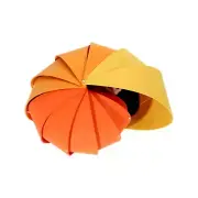 SHENGOCASE Large Aesthetic Enclosed Nautilus Shaped Pet Cat Bed House, Felt T...