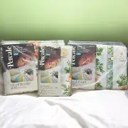 VTG Montgomery Ward Percale Sheet Set Full Peach Floral Roses NIP