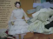 12p French Fashion Doll PAULINE Doll History Article & 12" Wardrobe Patterns/Bue