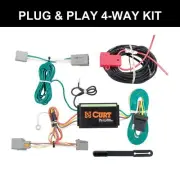 CURT 2014-2024 Ford Transit Connect Custom Wiring Harness, 4-Way Flat Output