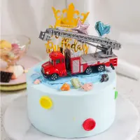 在飛比找蝦皮商城優惠-【PATIO 帕堤歐】消防小勇者 消防車 小男孩蛋糕 造型蛋