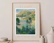 Renoir Poster August Renoir Print Renoir Wall Art Renoir Picture Renoir Monet Print Vintage Renoir Art Renoir View Of Monte Carlo