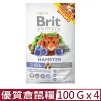 在飛比找PChome24h購物優惠-【4入組】Brit咘莉-優質倉鼠糧 100g (100011