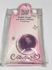 REVLON STREET WEAR Double Scoop Lip Gloss + Glitter FRUITALICIOUS New In Bag