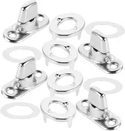Homoyoyo DIY Handbag Turn Lock Hardware Set 10 Sets x 30pcs Metal Bag Closure Locks Easy Adjustment for Travel Outdoor